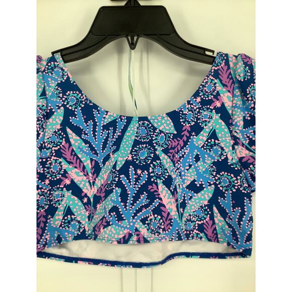 Lilly Pulitzer Girl 14 Barton Blue Star Gazing Arlen Bikini Two Piece Set G35-12 - Picture 12 of 12